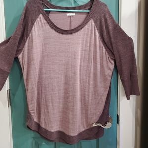 Light sweater like blouse.